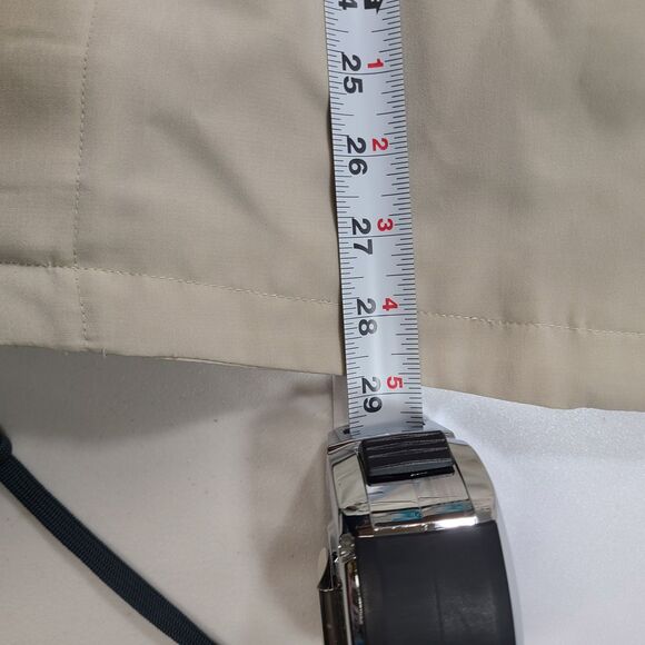 BRAEFAIR XS Tan All-Weather Jacket Hooded Plaid Lined Anorak Coat - Picture 9 of 10